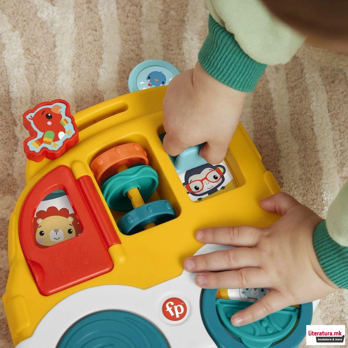 Сензорна играчка, Fisher Price - Animal Friends Discovery Car 