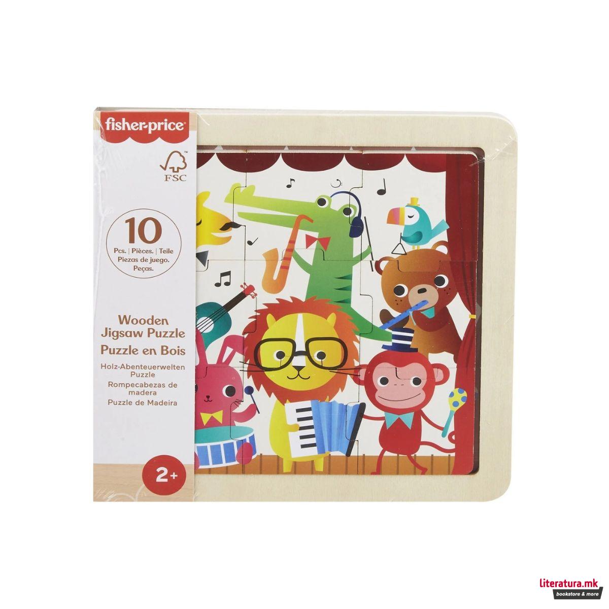 Дрвена сложувалка, Fisher Price - Animals 