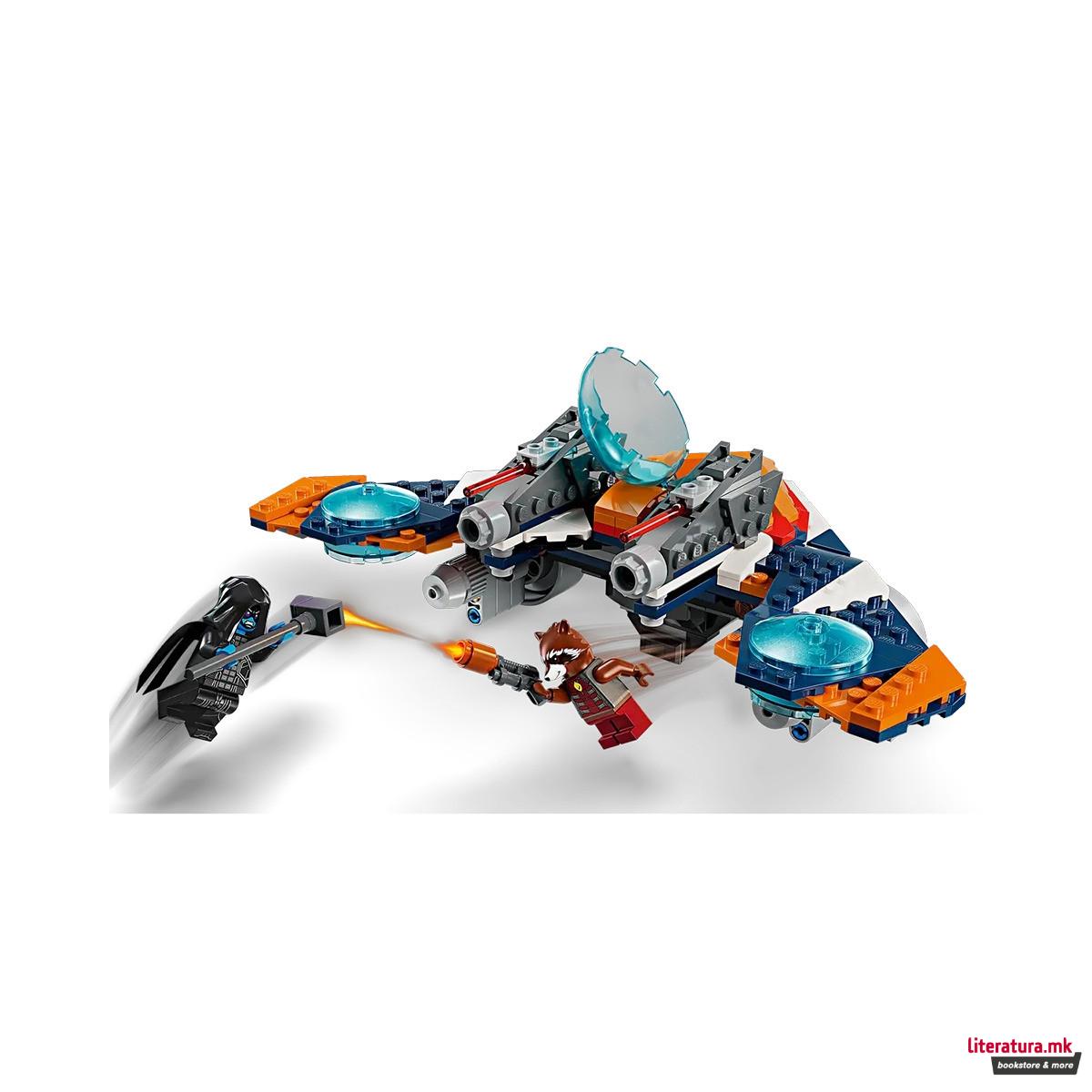 LEGO коцки, Marvel, Rocket's Warbird vs. Ronan 