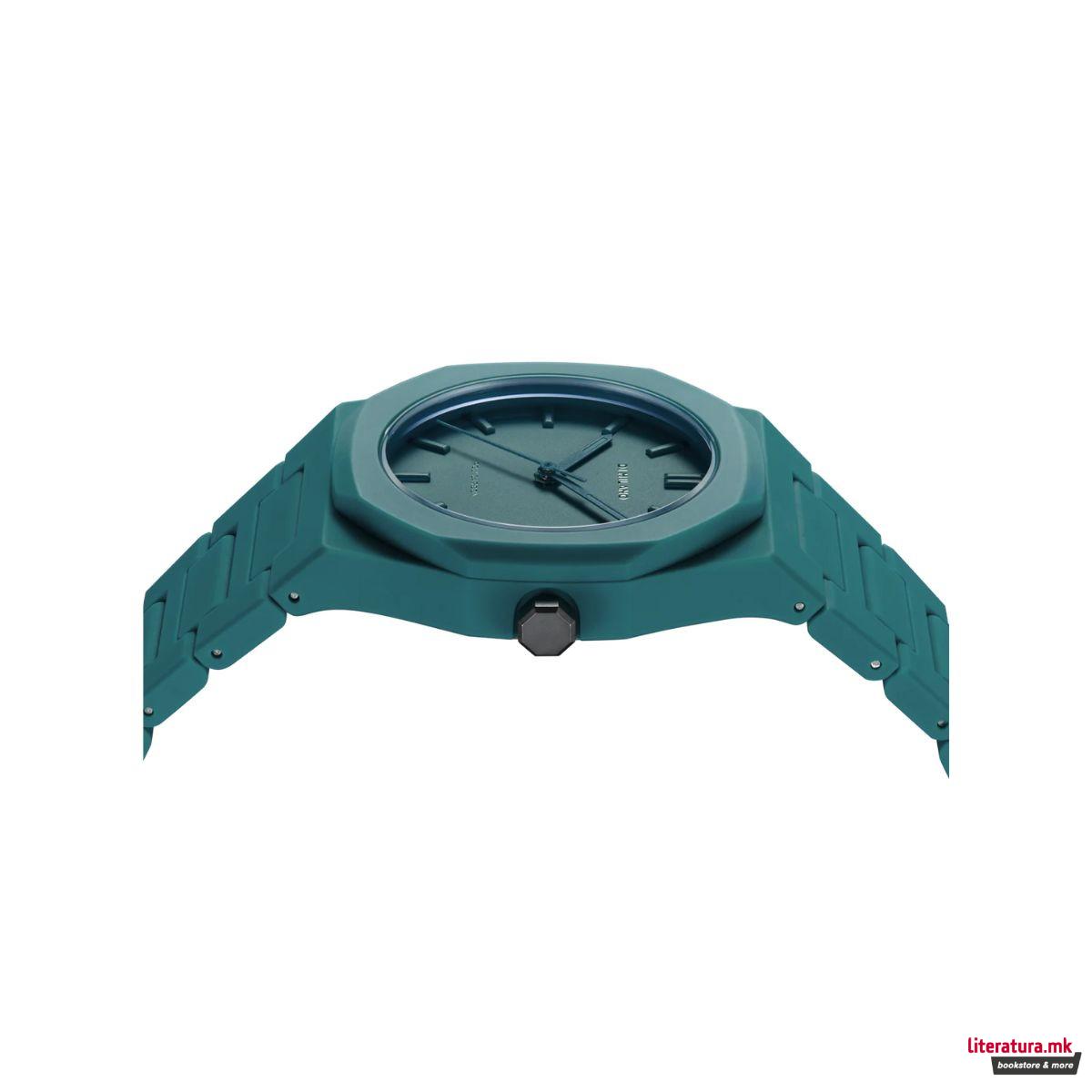 Часовник, Polycarbon 37mm, Teal 