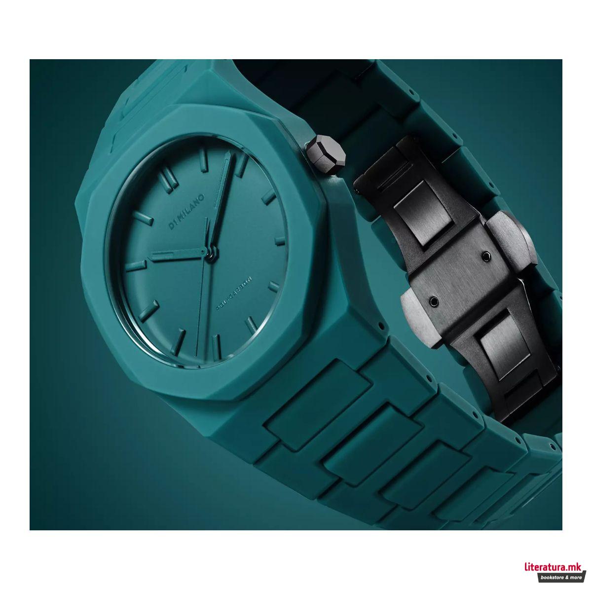 Часовник, Polycarbon 37mm, Teal 