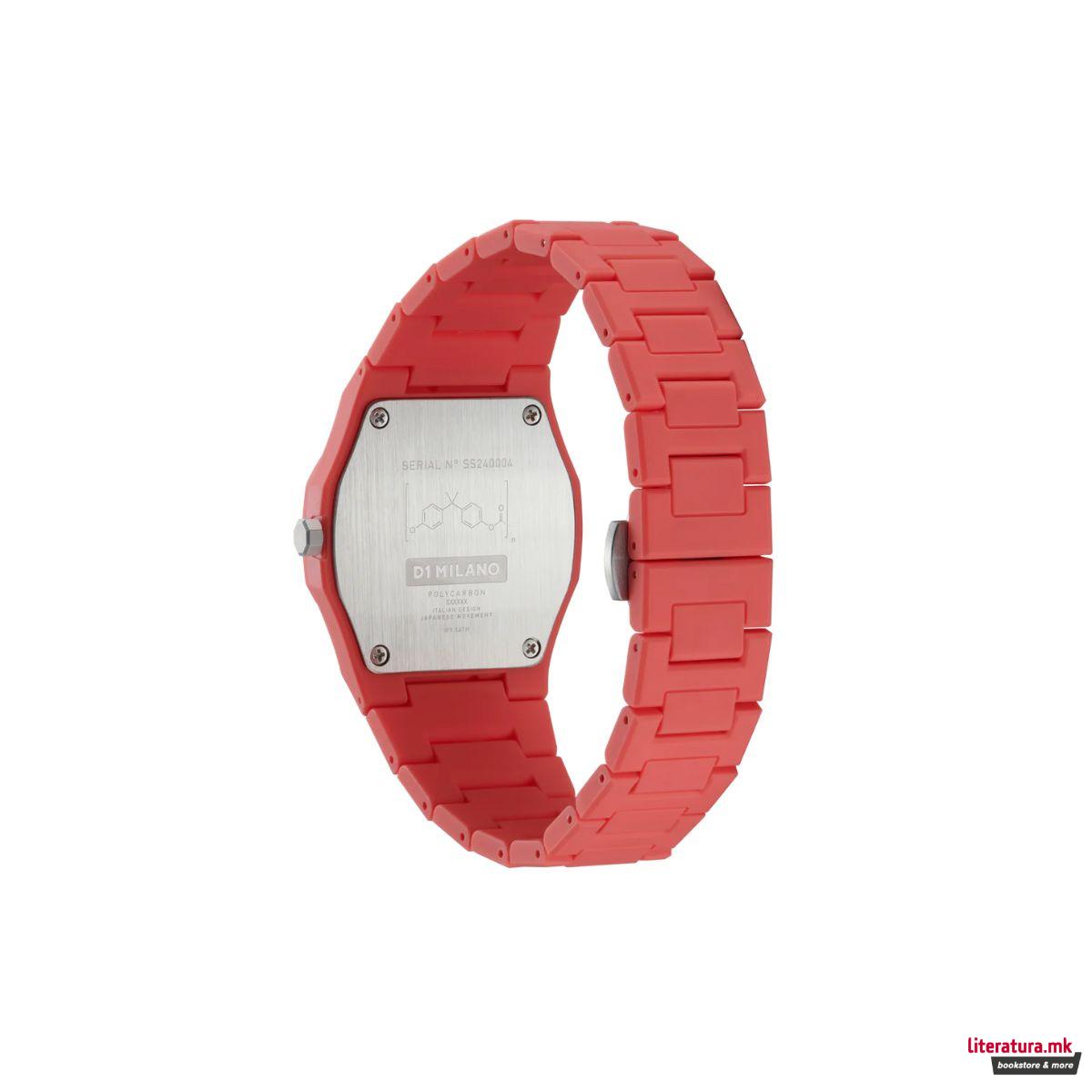 Часовник, Polycarbon 37mm, Coral 