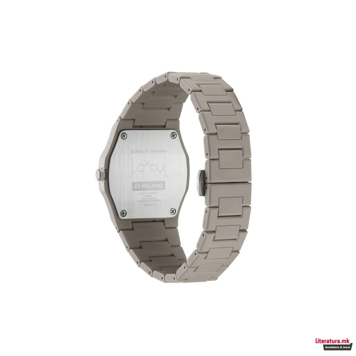 Часовник, Polycarbon 37mm, Ecru 