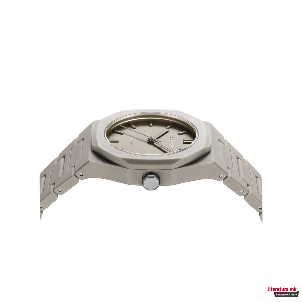 Часовник, Polycarbon 37mm, Ecru 