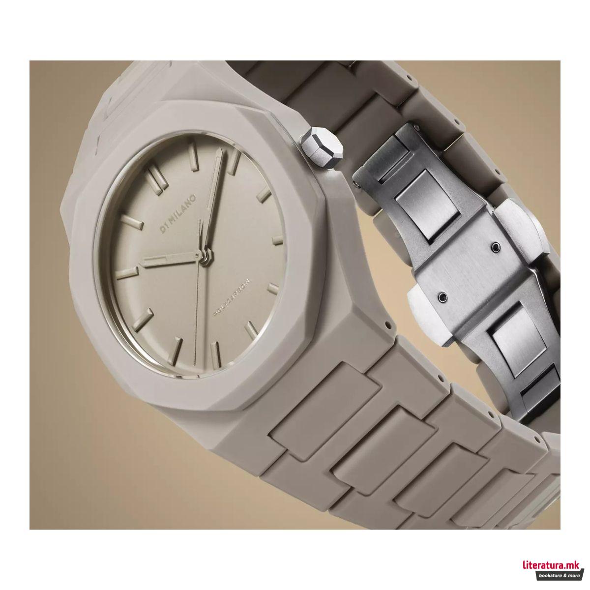 Часовник, Polycarbon 37mm, Ecru 