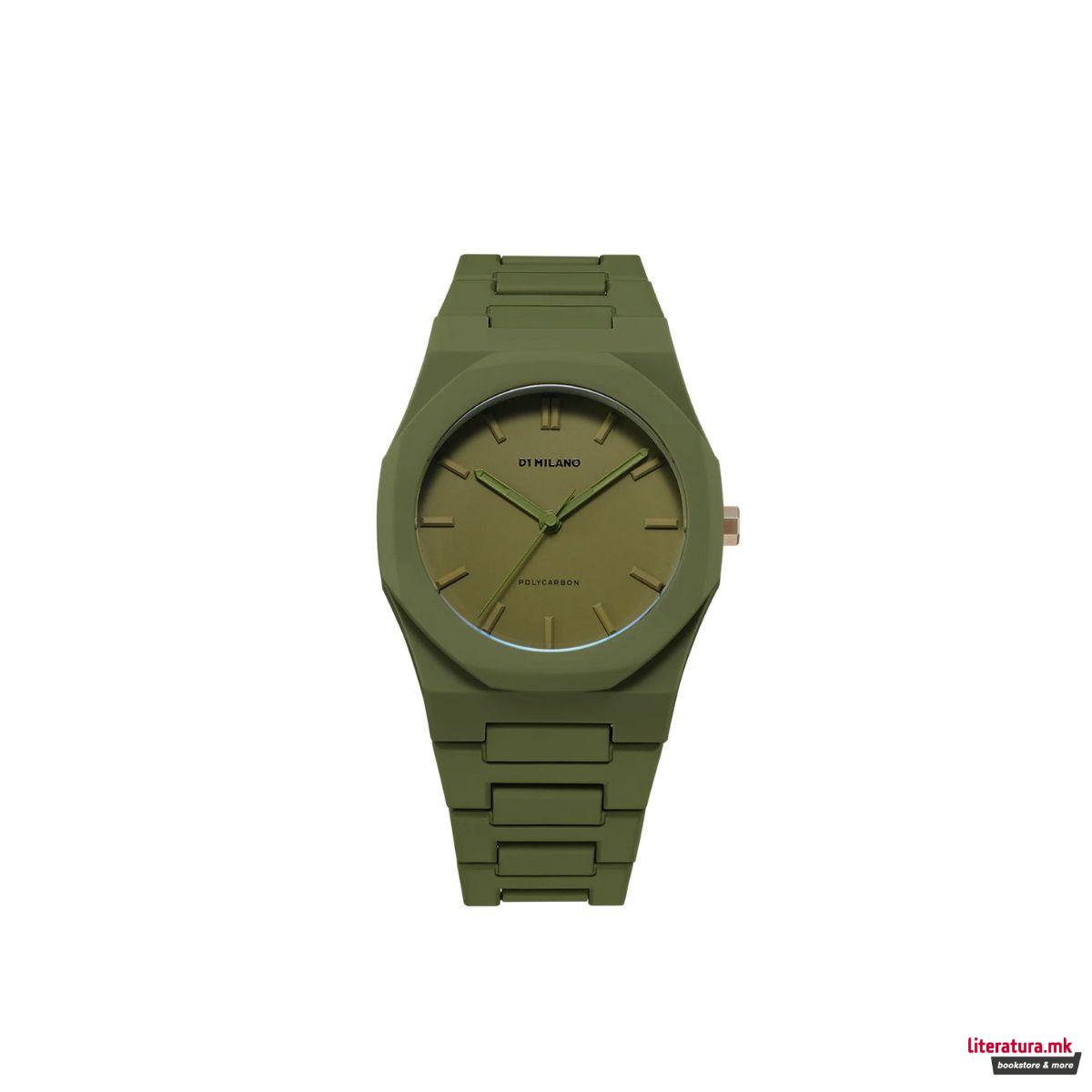 Часовник, Polycarbon 40.5mm, Military Green