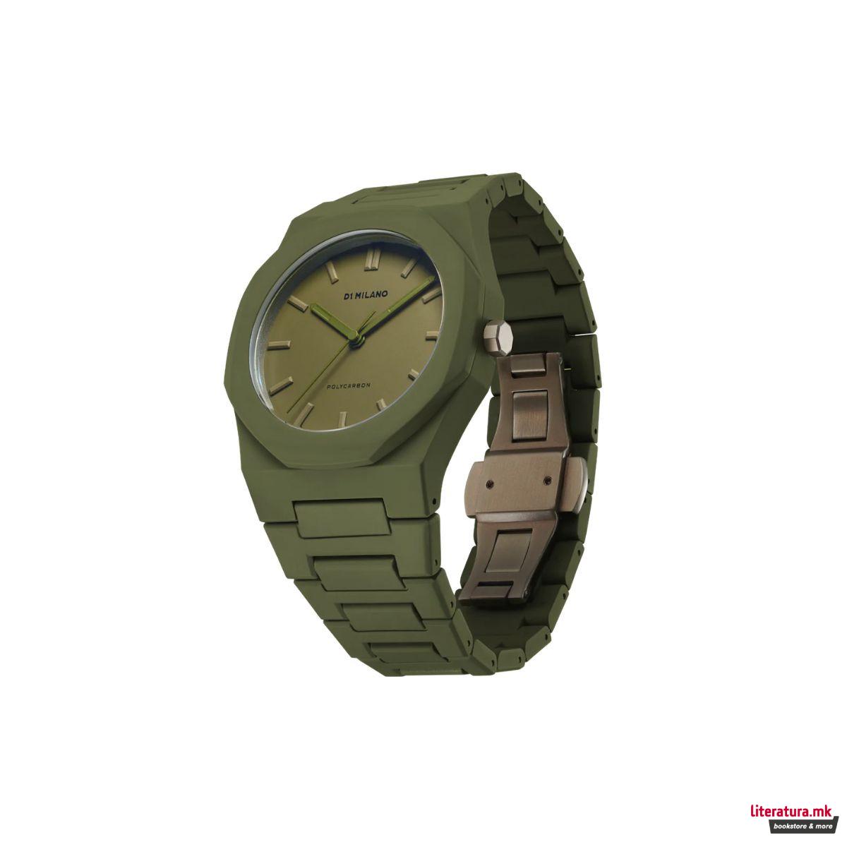 Часовник, Polycarbon 40.5mm, Military Green