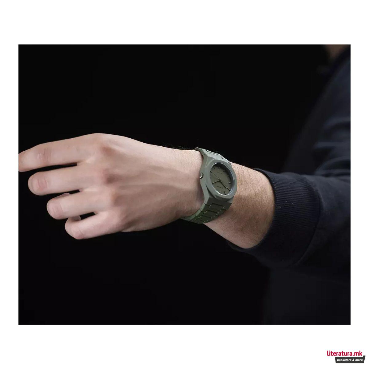Часовник, Polycarbon 40.5mm, Military Green