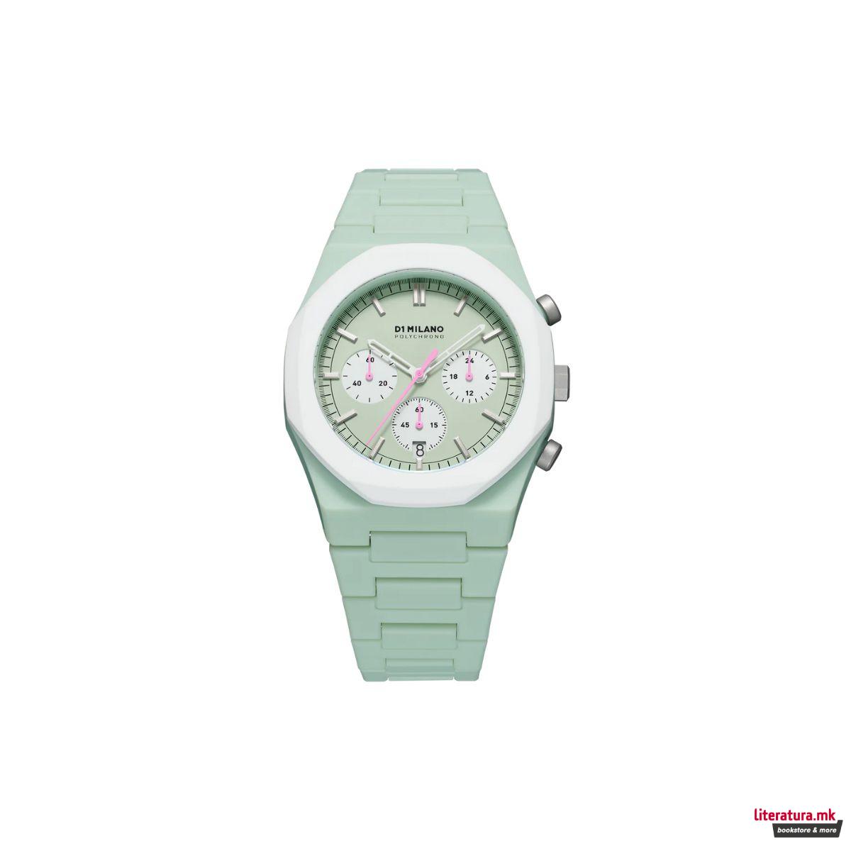 Часовник, Polychrono 40.5mm, Green Blast 