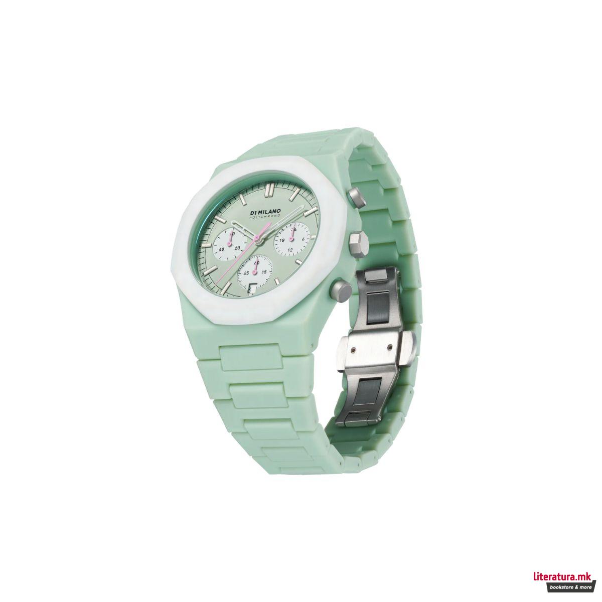 Часовник, Polychrono 40.5mm, Green Blast 