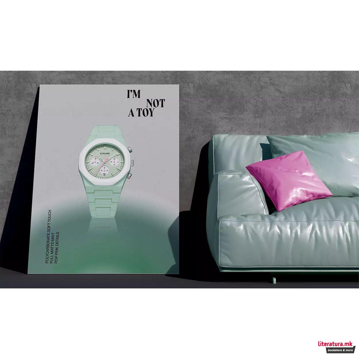 Часовник, Polychrono 40.5mm, Green Blast 