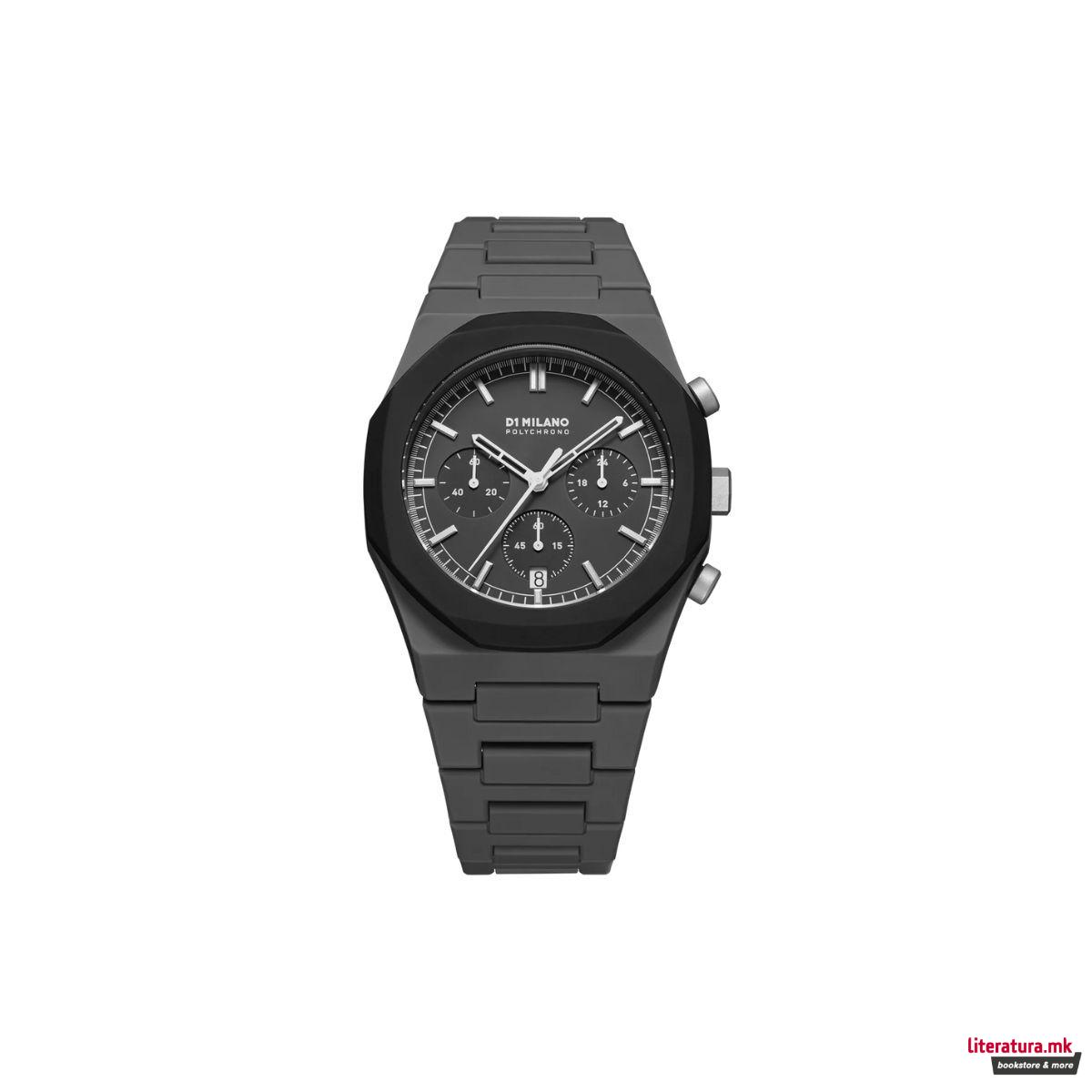 Часовник, Polychrono 40.5mm, Black Blast 