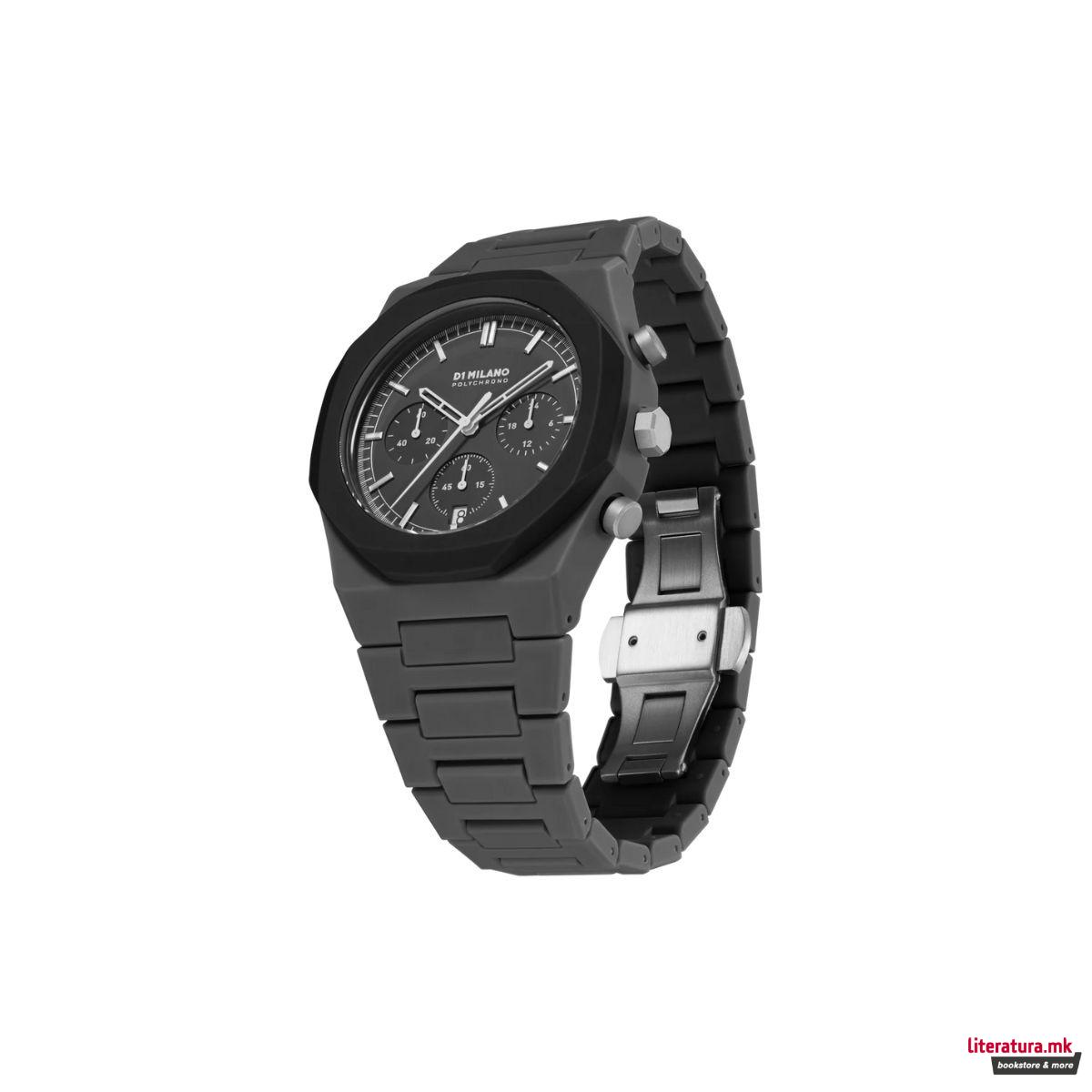 Часовник, Polychrono 40.5mm, Black Blast 