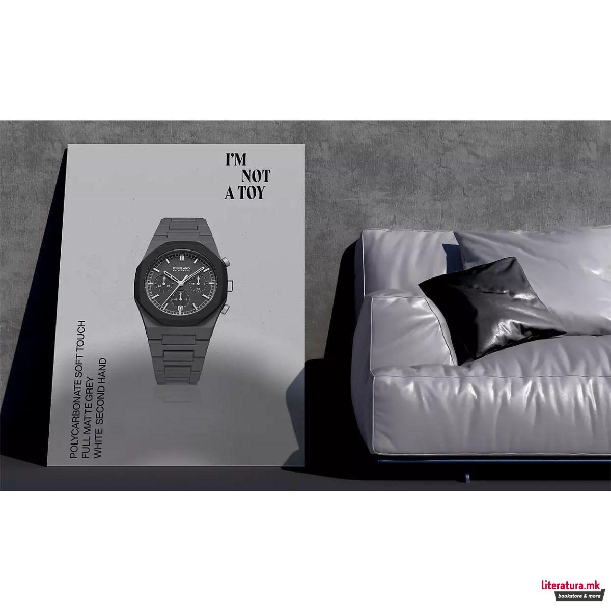 Часовник, Polychrono 40.5mm, Black Blast 