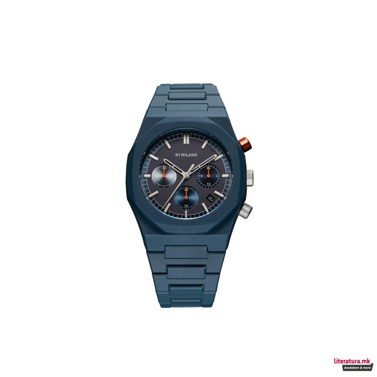 Часовник, Polychrono 40.5mm, Neptune Blue 