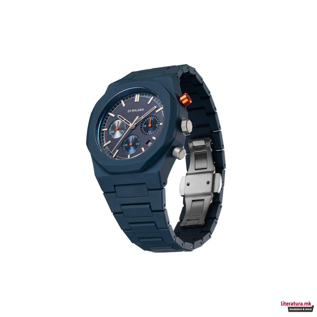 Часовник, Polychrono 40.5mm, Neptune Blue 