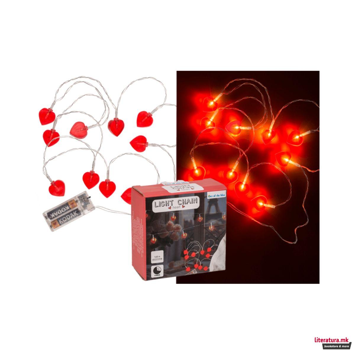 LED ламбички - Срциња, 1/10, 165 cm 