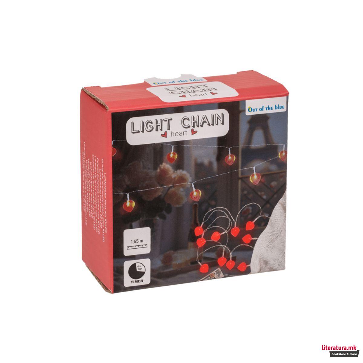 LED ламбички - Срциња, 1/10, 165 cm 