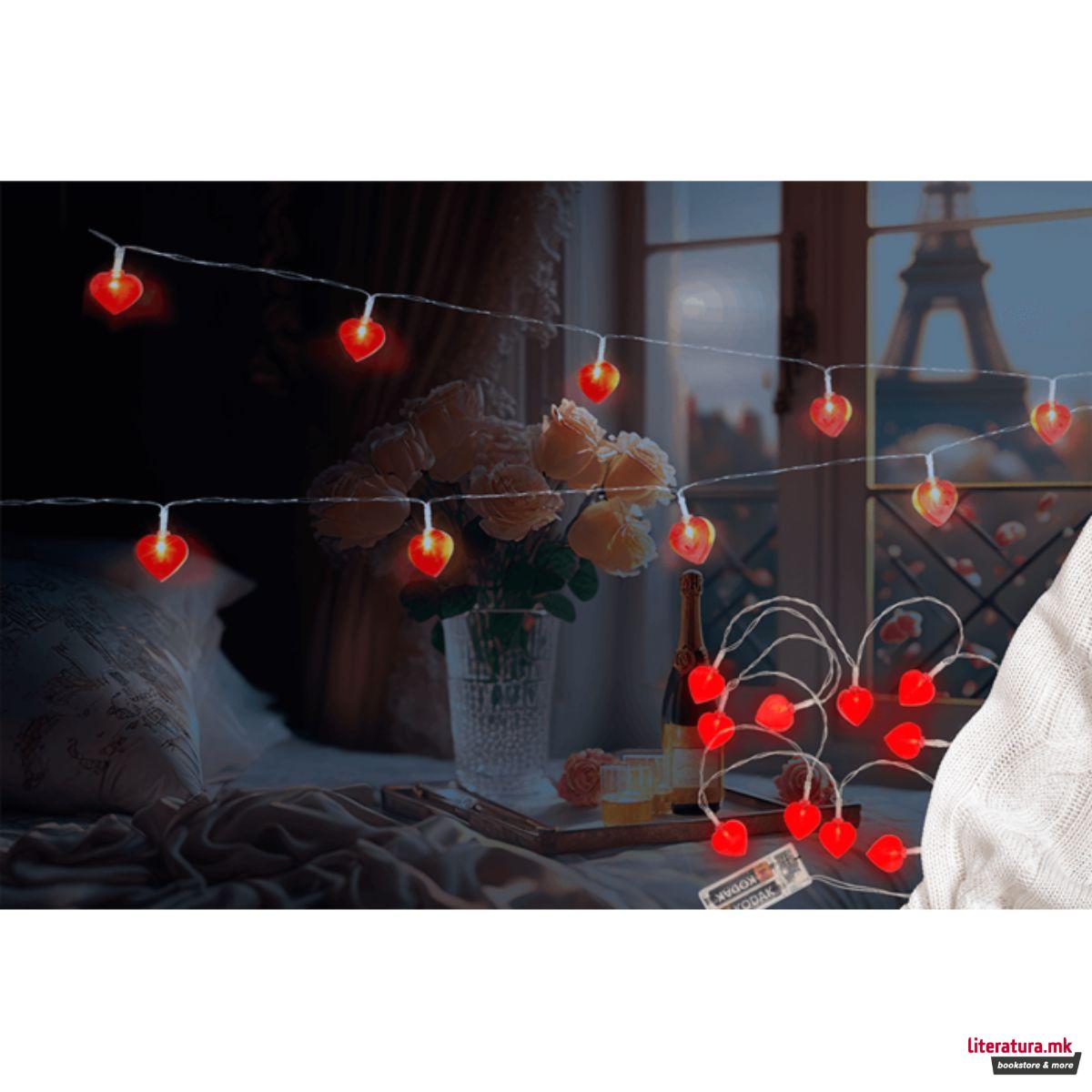 LED ламбички - Срциња, 1/10, 165 cm 