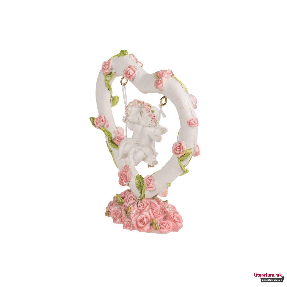 Декоративна фигура, Angels in Heart w/Roses 