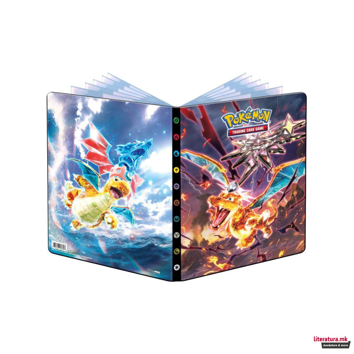 Албум за Pokemon карти, TCG Scarlet & Violet Obsidian Flames 9-Pocket Portfolio