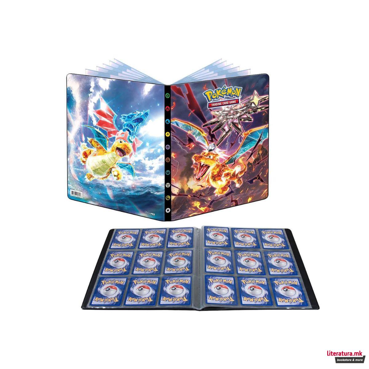Албум за Pokemon карти, TCG Scarlet & Violet Obsidian Flames 9-Pocket Portfolio