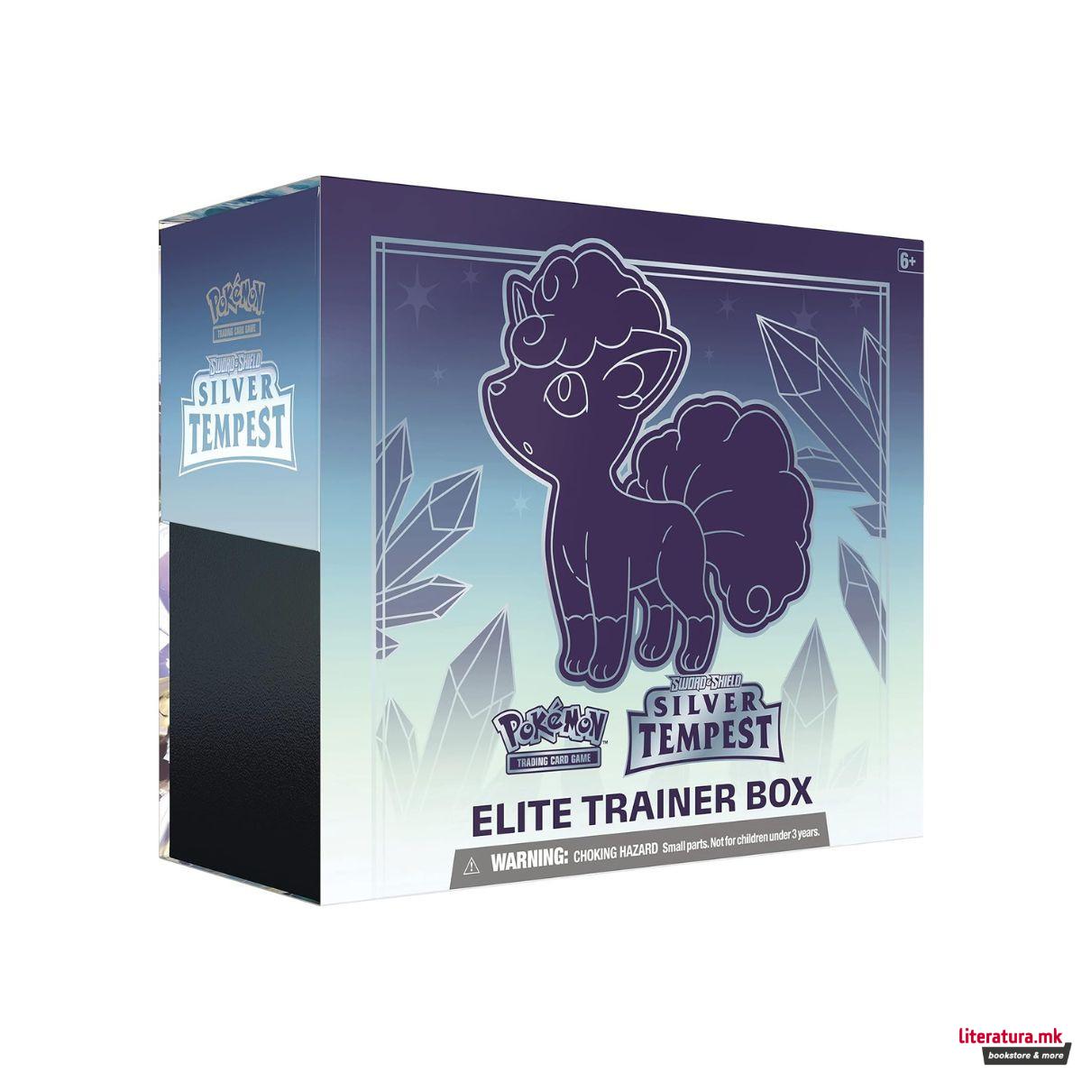 Сет за игра, TCG: Sword & Shield Silver Tempest Elite Trainer Box