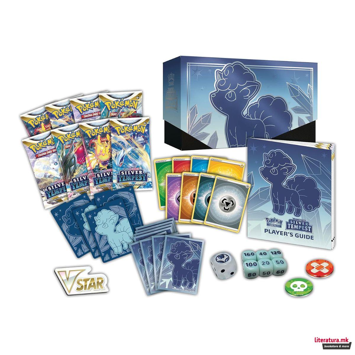 Сет за игра, TCG: Sword & Shield Silver Tempest Elite Trainer Box