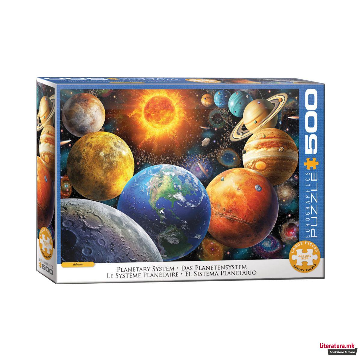 Сложувалка, Planetary System, 1000 големи парчиња 