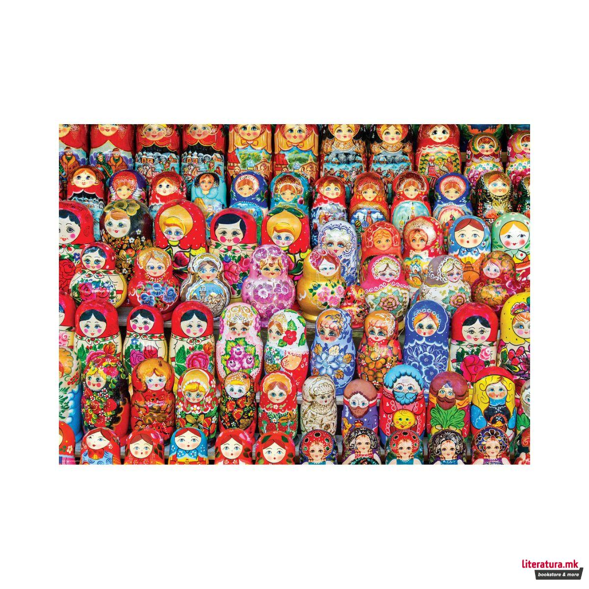 Сложувалка, Russian Matryoshka Dolls, 1000 парчиња 