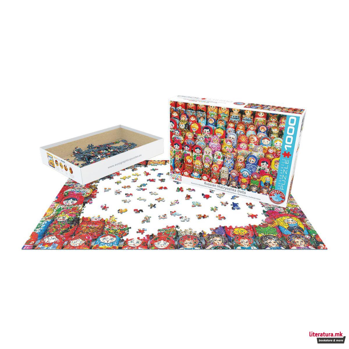 Сложувалка, Russian Matryoshka Dolls, 1000 парчиња 