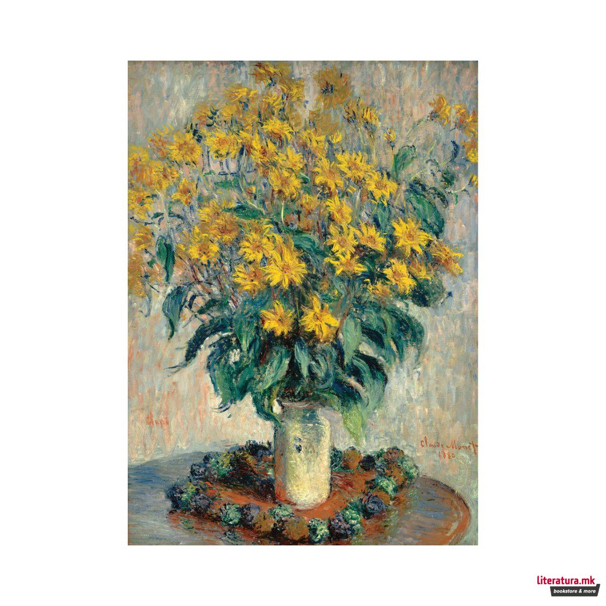 Сложувалка, Claude Monet - Jerusalem Artichoke Flowers, 1000 парчиња 