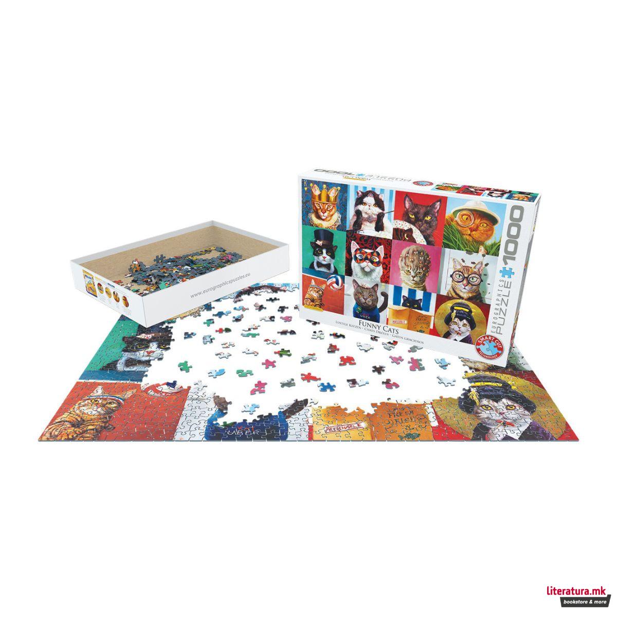 Сложувалка, Funny Cats, 1000 парчиња 