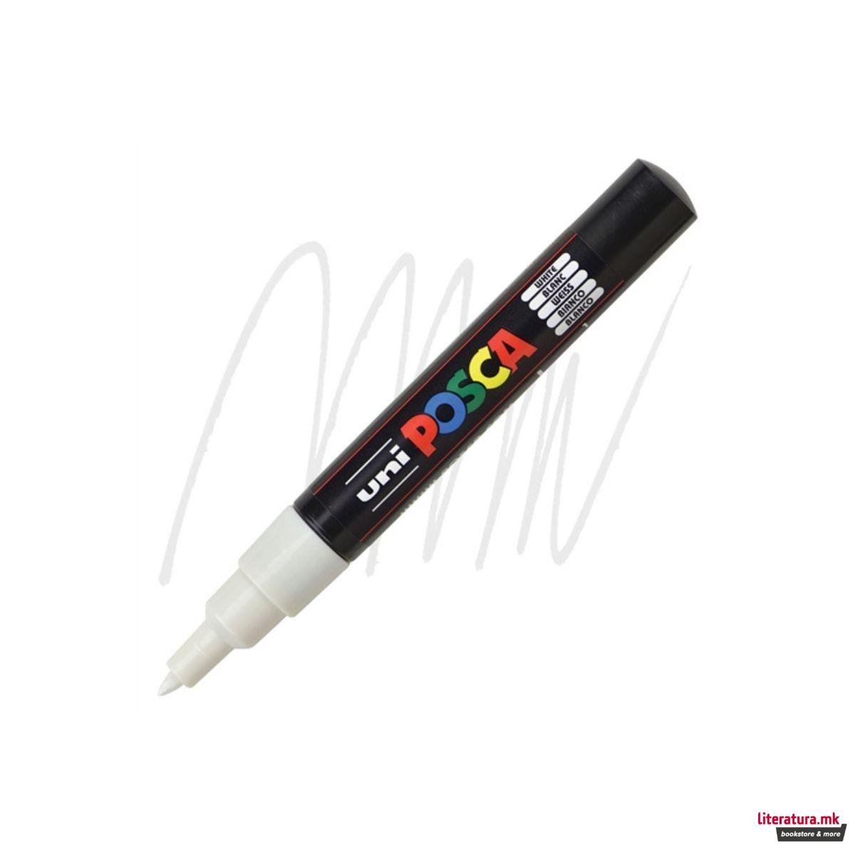 Маркер, Posca PC-1MC - White 