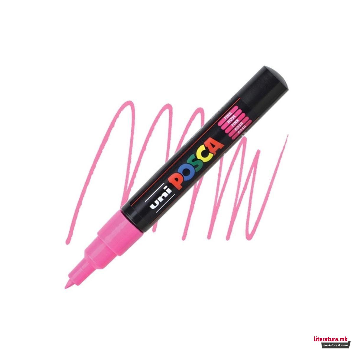 Маркер, Posca PC-1M - Pink
