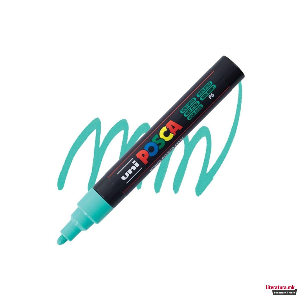 Маркер, Posca PC-5M - Aqua Green