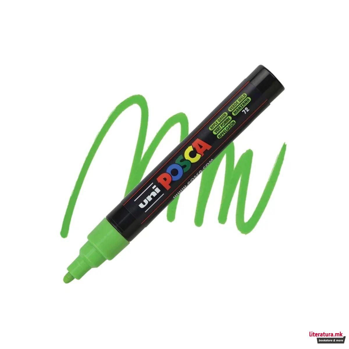 Маркер, Posca PC-5M - Apple Green
