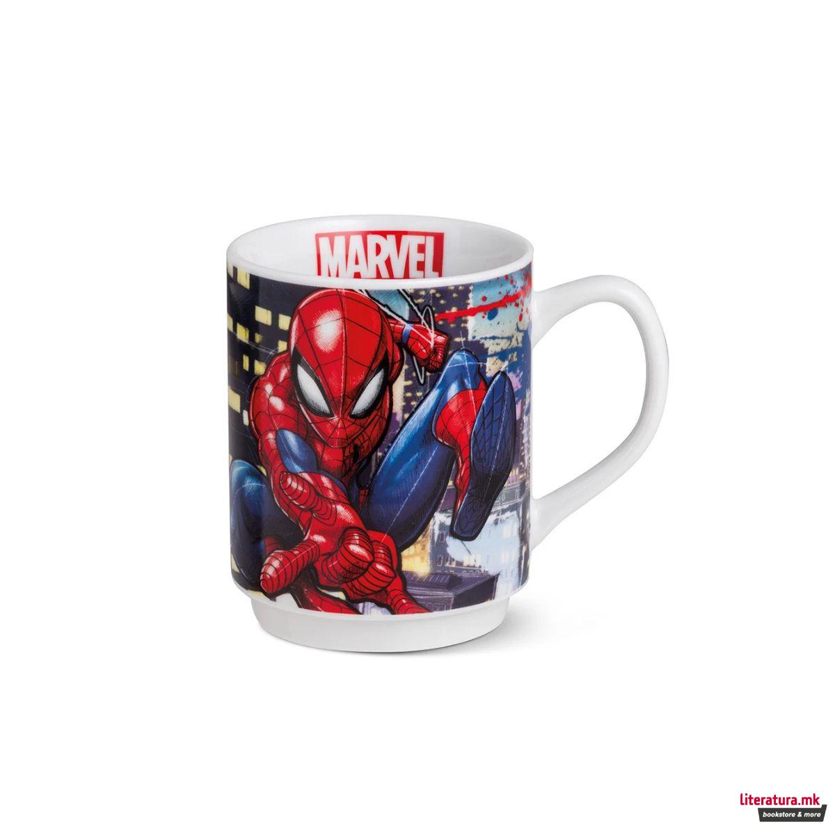 Шолја во метална кутија, Marvel: Spider-Man, 350ml 