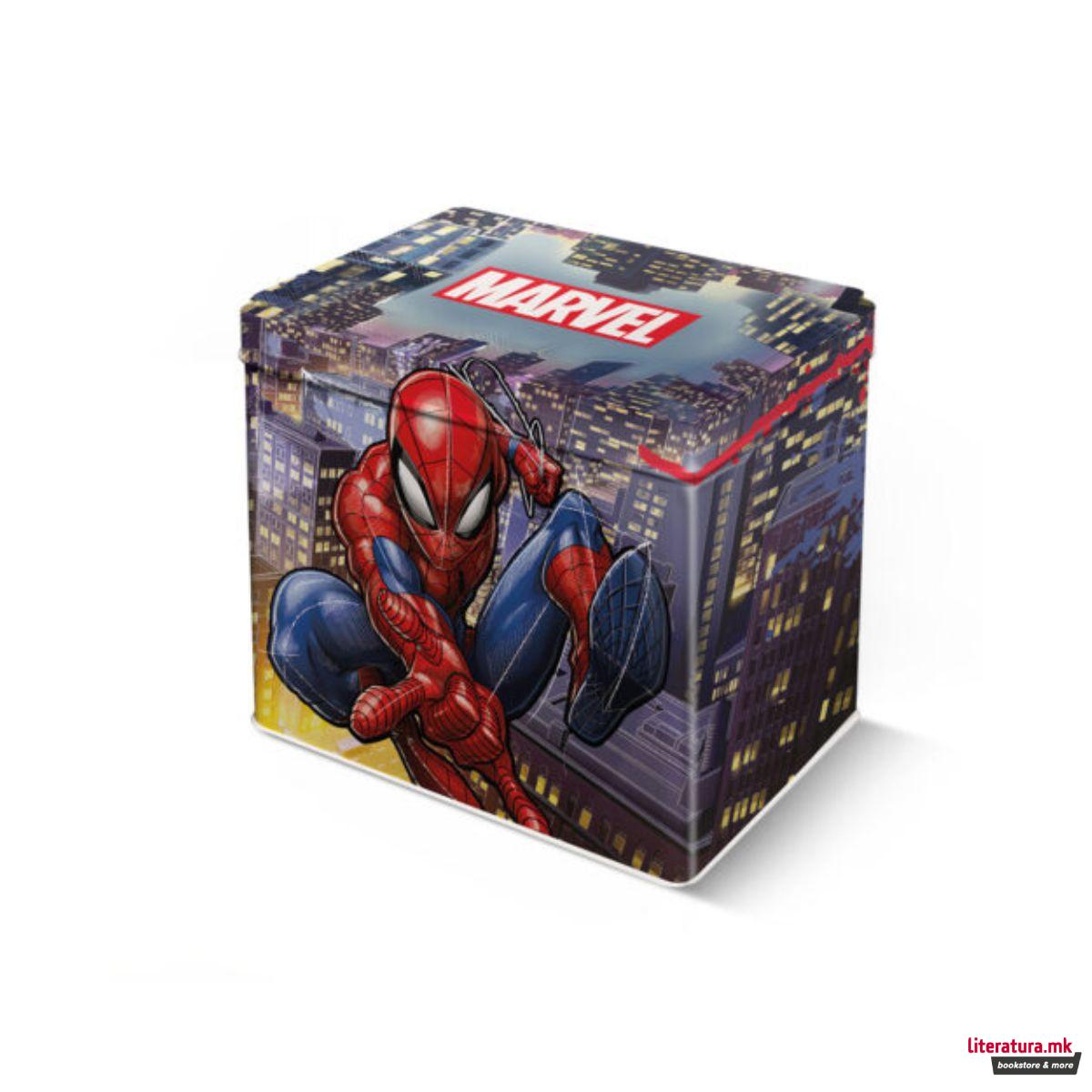 Шолја во метална кутија, Marvel: Spider-Man, 350ml 