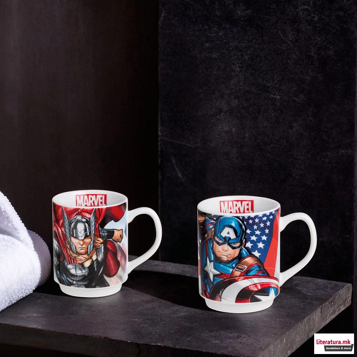 Шолја во метална кутија, Marvel: Thor, 350ml 