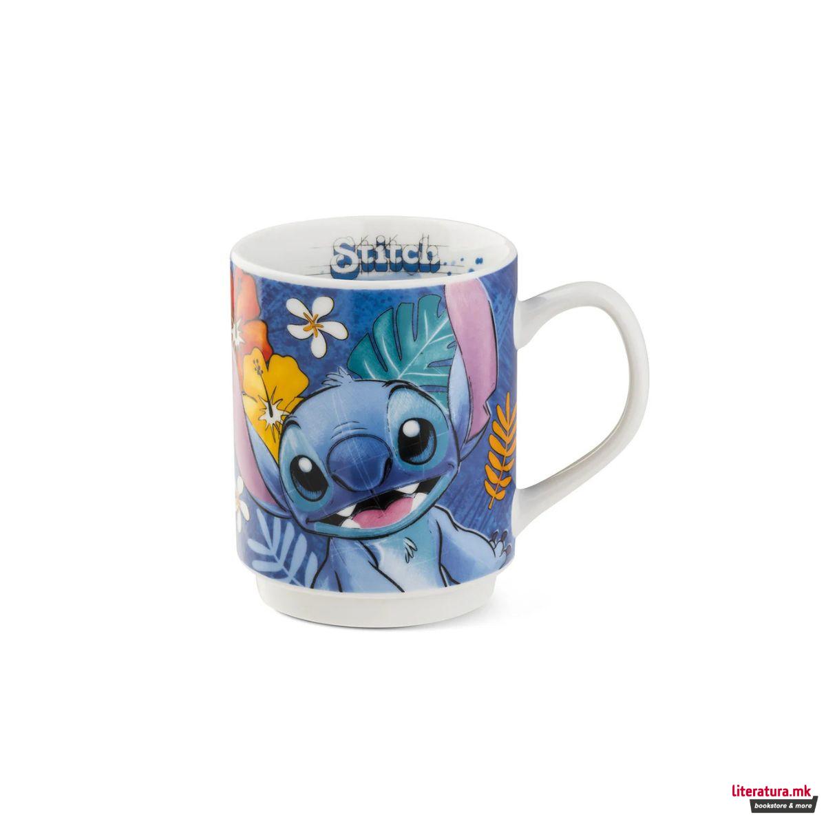Шолја, Stitch Blue, 350ml 