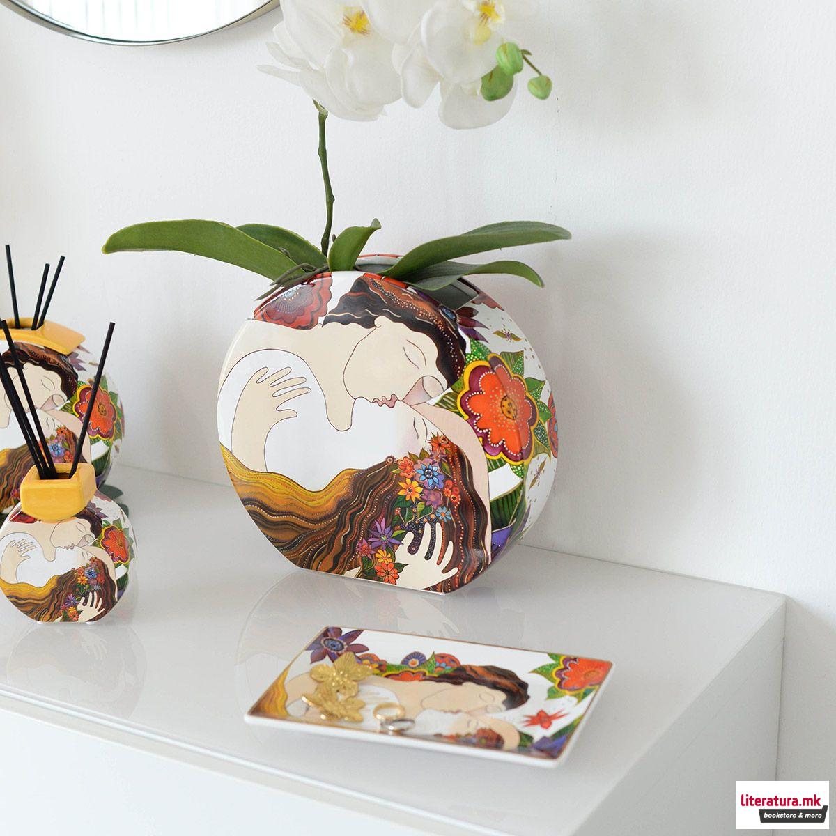 Вазна, Laurel Burch - The First Kiss, 27 x 25 cm 