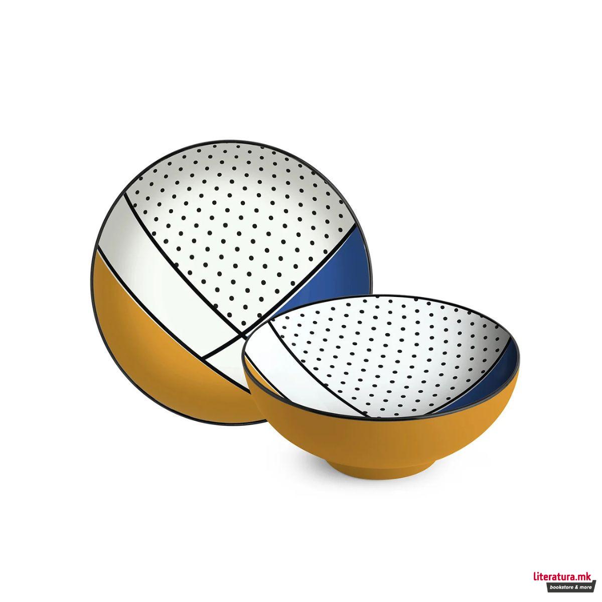 Длабок сад, Warà Poke Bowl Orange, Ø20.5 cm 