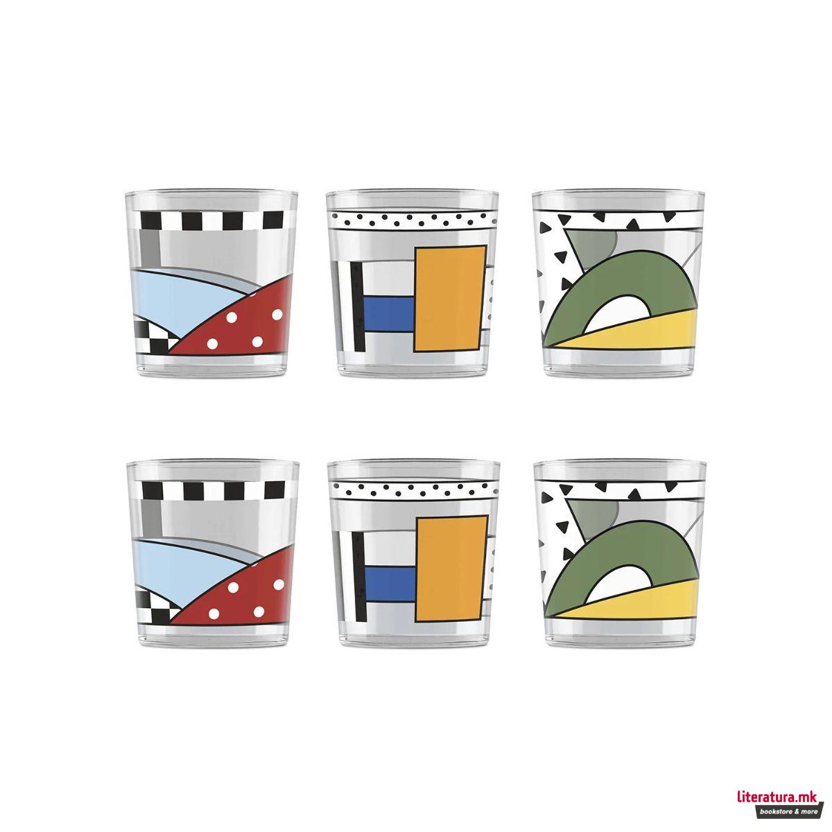Сет од 6 стаклени чаши, Warà 