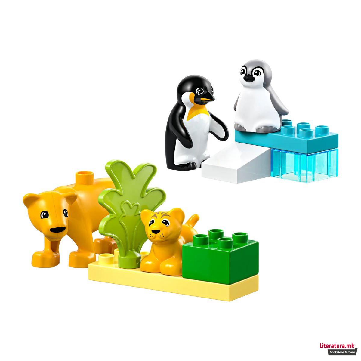 LEGO коцки, Duplo, Wild Animal Families: Penguins & Lions 