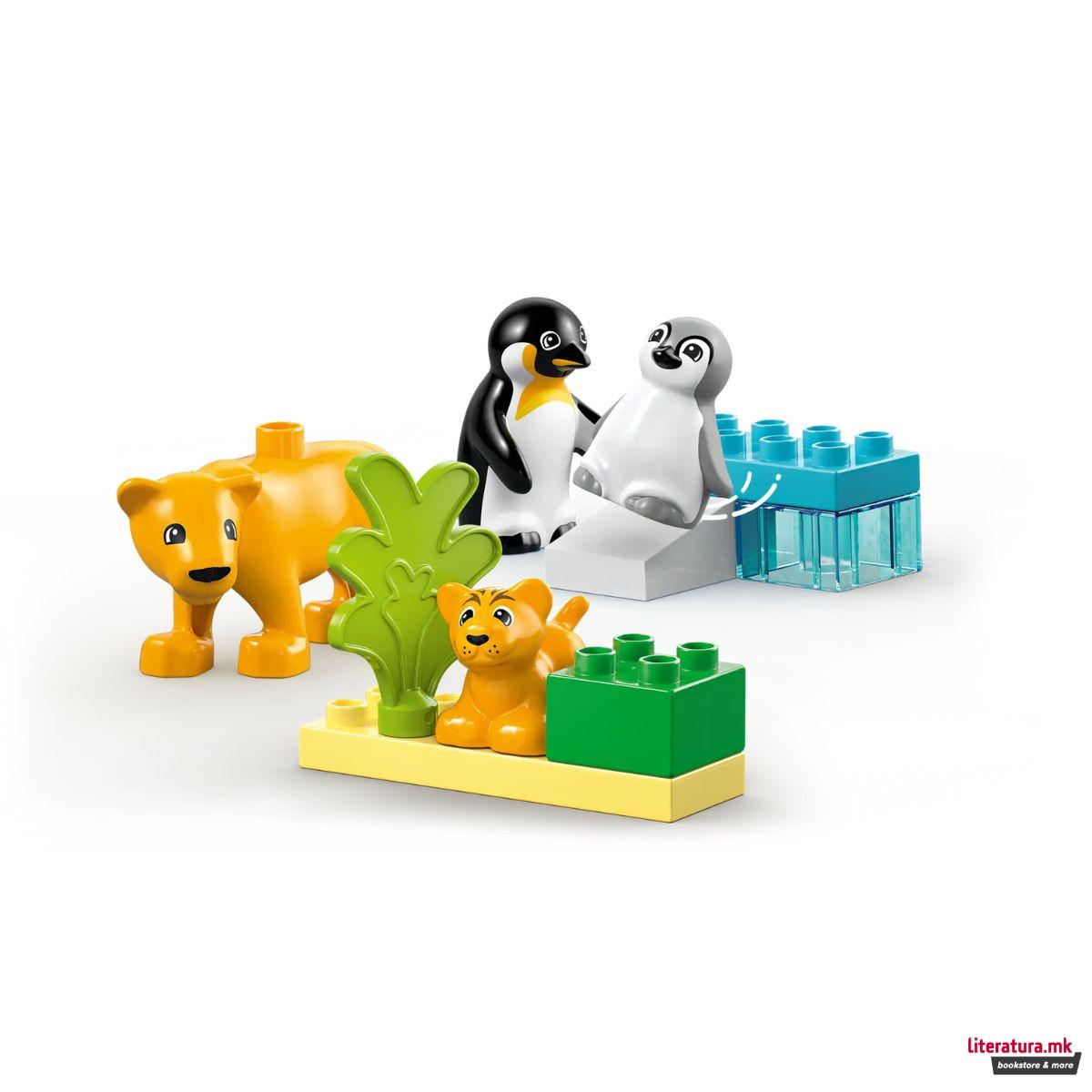LEGO коцки, Duplo, Wild Animal Families: Penguins & Lions 