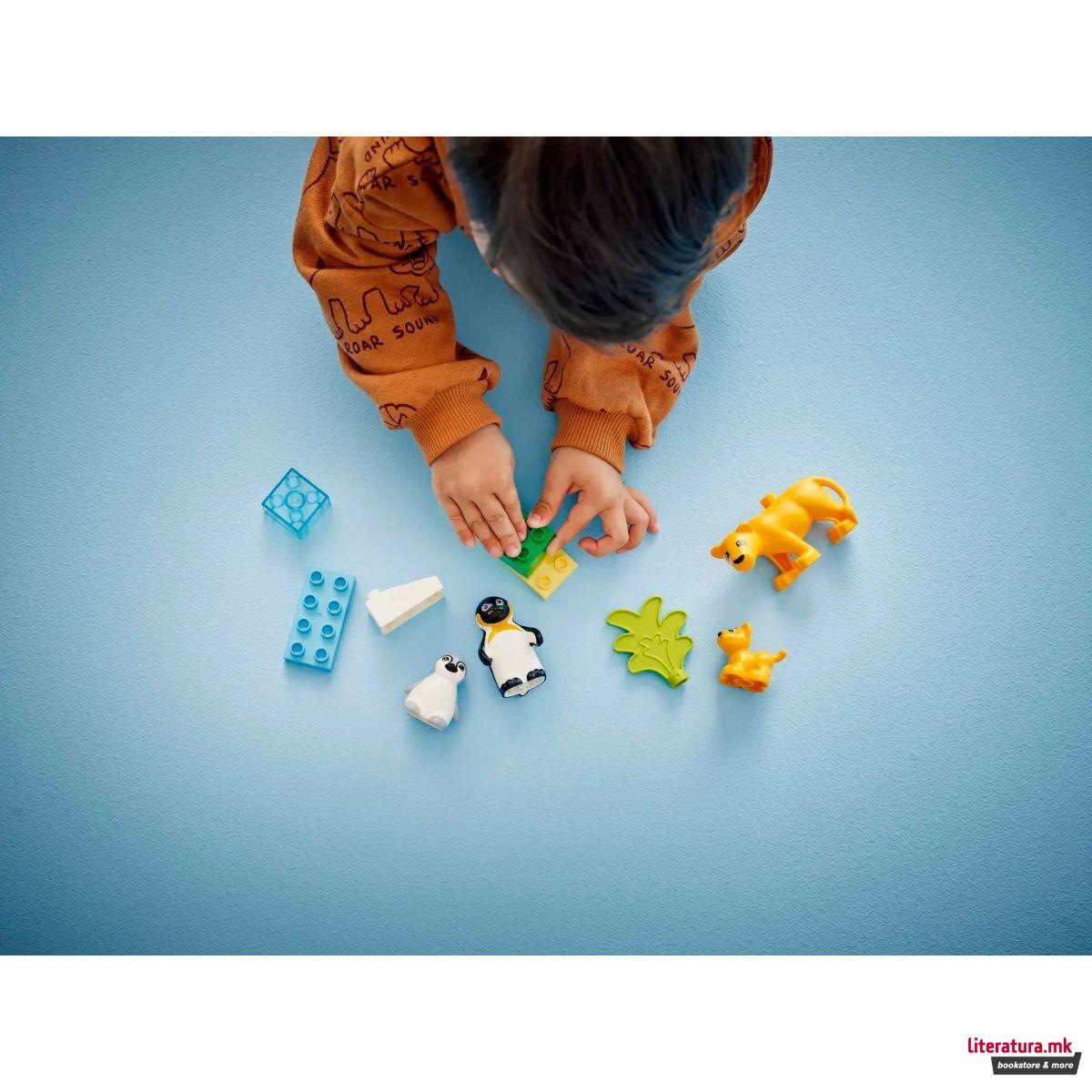 LEGO коцки, Duplo, Wild Animal Families: Penguins & Lions 
