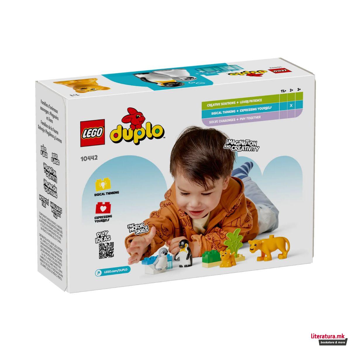 LEGO коцки, Duplo, Wild Animal Families: Penguins & Lions 