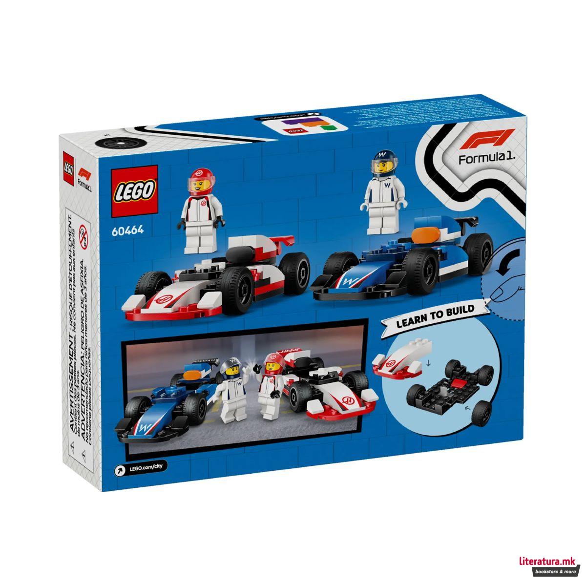 LEGO коцки, City, F1® Williams Racing & Haas F1® Race Cars 