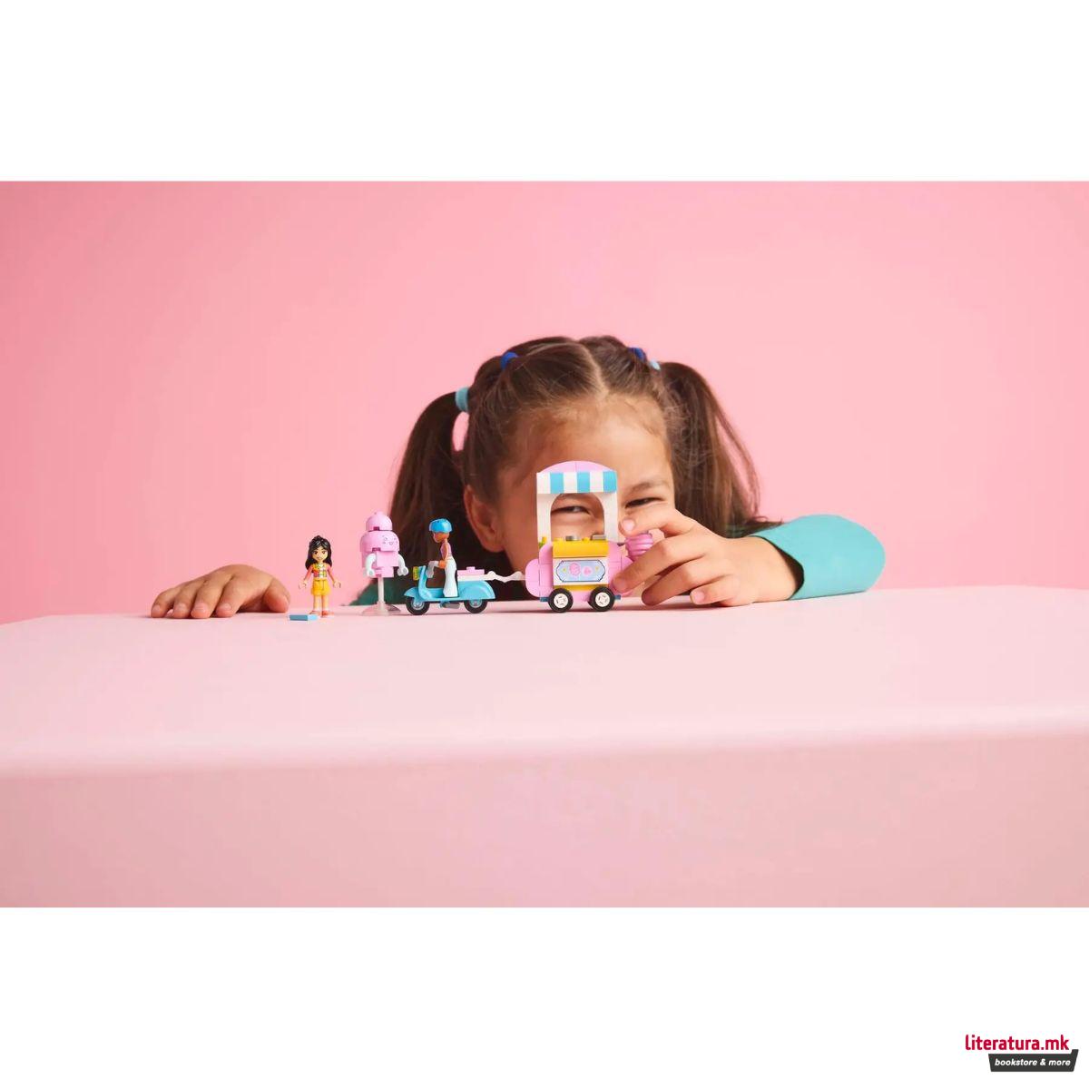 LEGO коцки, Friends, Cotton Candy Stand and Scooter 